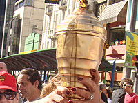 Foto da tocha pan-americana