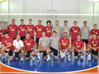 Jogadores de v&ocirc;lei
