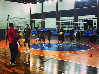 Foto: Divulgação/Vôlei UFJF volei primeiro treino