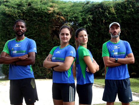 Edson Nascimento, Maria Cláudia Silva, Carolina Hallack e Marcos Hallack. Foto: Divulgação