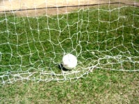 a bola entra na rede