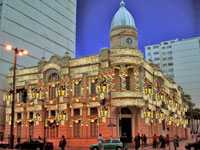 projeto do pa?o municipal com a ilumina??o especial