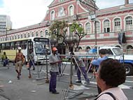Foto das obras na Get?lio Vargas