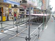 Foto das obras na Get?lio Vargas