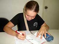 Pai e filha-Ademar e Mariana juntos