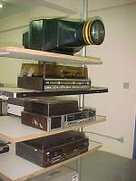 Projetor de imagens e som da d?cada de
80