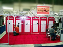 Cabines VoIP na Fecomins