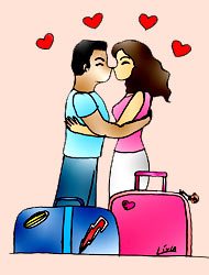 ilustra??o de casal