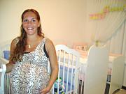 Foto de Cristiane gr?vida de 4 beb?s