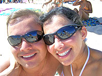 Foto de Carolina e Theo