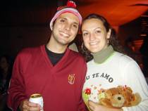 foto do casal, Annelise e F?bio