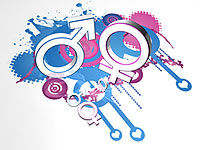 S&iacute;mbolos masculino e feminino