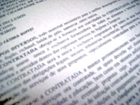 Foto de c?pia de contrato