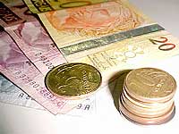 foto de notas e moedas