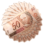 Ilustra??o: ACESSA.com/Laura Martins Ferreira. Ilustra??o de notas de dinheiro