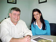 Luiz Cavalini Jr. e Cristina Bel?m