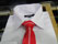 Camisa m/l branca – R$ 59,90 + Gravata vermelha – R$ 14,90 – Rei do Terno