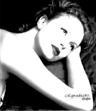 Desenho da atriz Charlize Theron