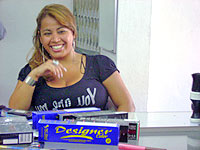 foto de Arielly 
sorrindo