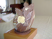 foto de caixa em chocolate