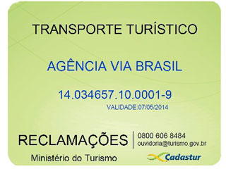 Transporte tur&iacute;stico s&oacute; poder&aacute; ser feito por empresas inscritas em cadastro
