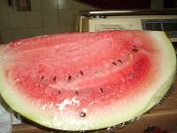 Foto de uma banca de frutas com v?rias p?ras