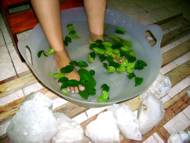 foto do escalda-pés