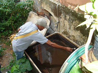 Visita de agente de endemias
