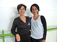 Foto de Denise Milward e Ana Cla?dia Monteiro