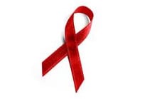 Foto do símbolo da aids