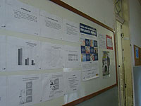 Imagem de um quadro com aviso sobre a gripe