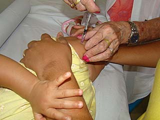 Foto de vacinação