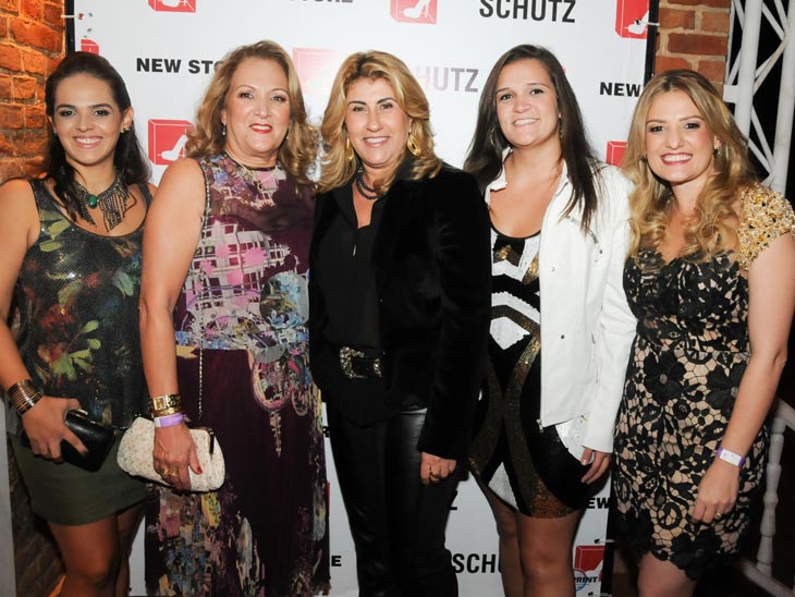 Aline Guarize, Leila Fraceti, Jaqueline Vianna, Juliana Tabet e H&eacute;lida Fraceti