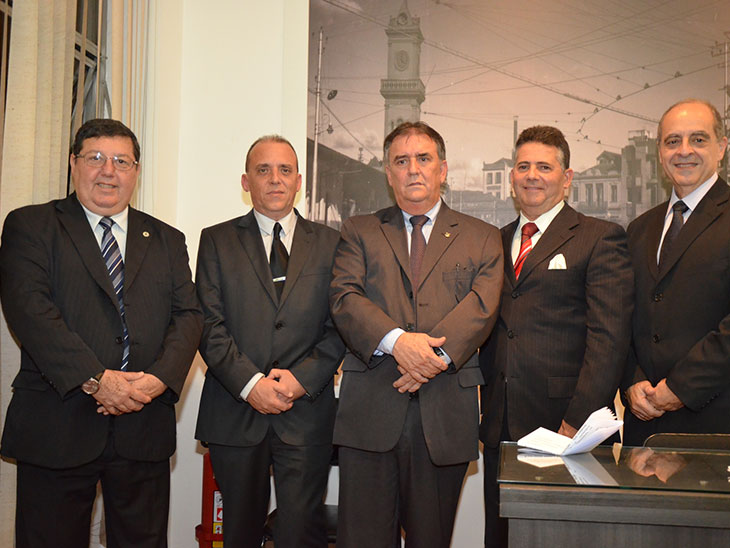Julio Gasparette, Emerson Belotti, Aloísio Vasconcelos, Sérgio Rodrigues e Ricardo Miana