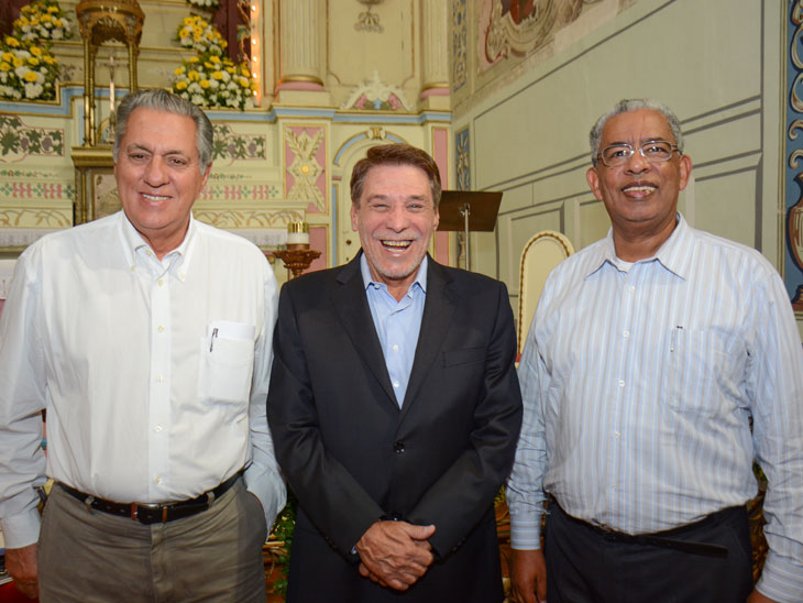 Arnaldo Villela de Andrade, Renato Loures e padre José Leles da Silva