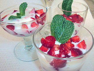 FOTO: Arquivo ACESSA.com Iogurte com morango