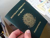 Imagem de um passaporte