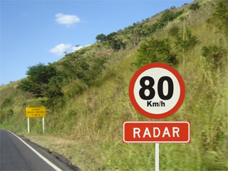 Radar na estrada