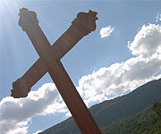 Foto de uma cruz