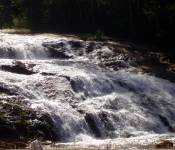 Foto de uma das cachoeiras de Santa Rita de Jacutinga