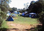 foto da ?rea de camping