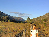 Foto da 
Cintia D'Angelo na Serra do Cip?