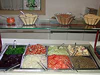 Self-service de 
um restaurante de comida natural