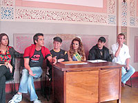 Foto dos organizadores do Miss Gay e Parada Gay